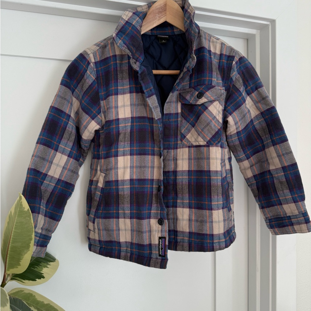 Patagonia Girls Insulated Flannel - small